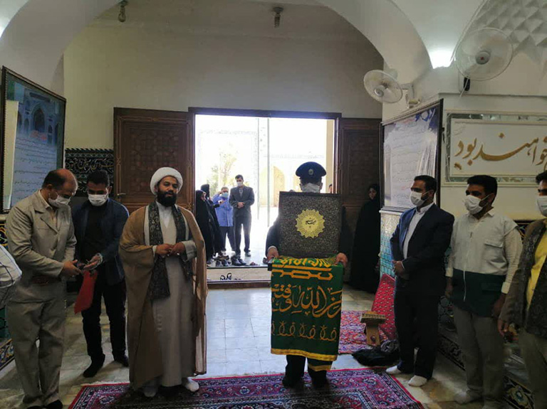 عطر رضوی در شهر میبد وزیدن گرفت