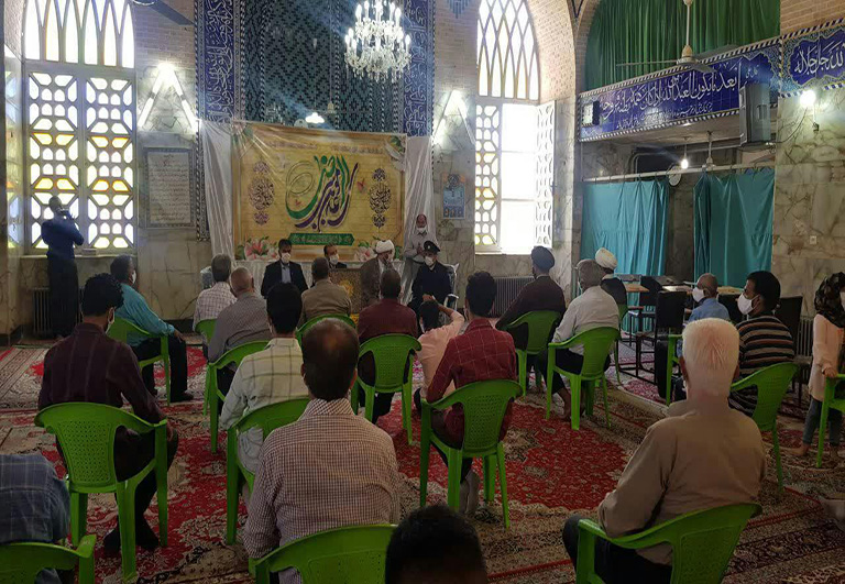 تقدیر خادمان رضوی از کشاورزان دهشیری