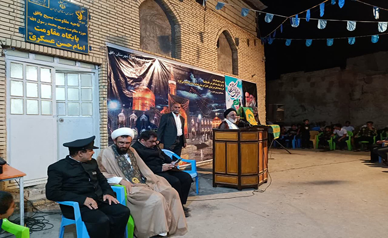 حضور خادمان آستان قدس رضوی در جشن درون محله‌ای مشهدک(پتک)